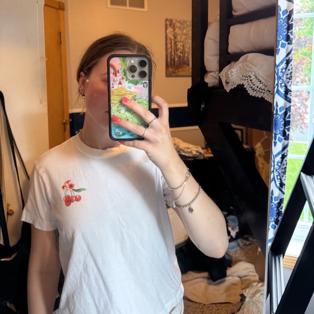 PacSun White Graphic T-Shirt